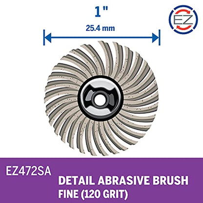 Dremel EZ472SA 120-Grit Detail Medium Abrasive Brush - size: 1 Pack, style: 120 Grit