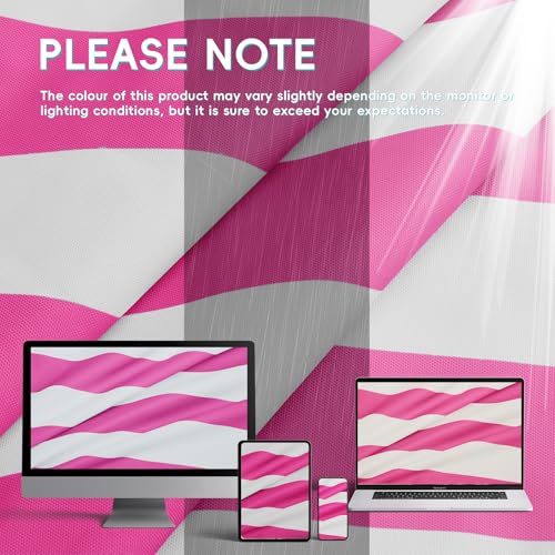 L'AGRATY Chaise Lounge Chair Waterproof Cushion Set of 2 Outdoor for Pool - color: Pink White