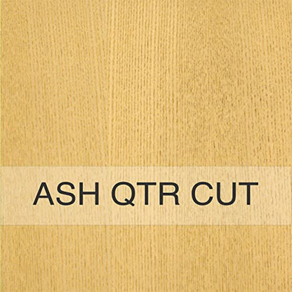 Ash White Qtr Veneer 10MIL 2x8 Paperback Sheets - color: Ash White Qtr, size: 2x8, style: 10MIL Paperback