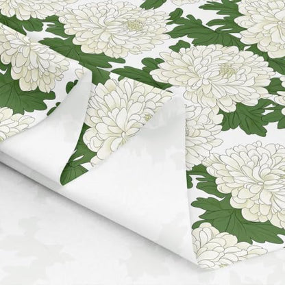 Japanese Chrysanthemum Fabric by The Yard, 1 Yard - color: Multi 47, size: 1 Yard