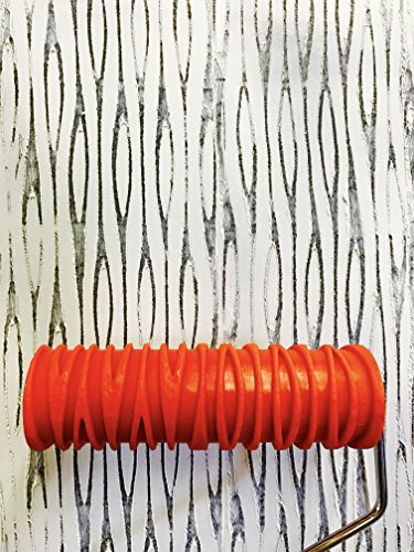 Decorative Art Texture Roller - 7" Roller (Modern Weaver Pattern) - color: Modern Weaver Pattern