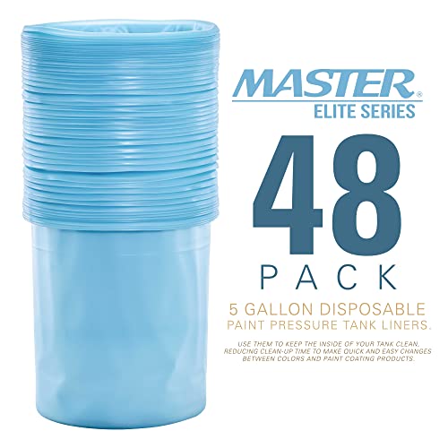 Master Elite 5 Gallon Paint Pressure Pot Tank Liners, Pack of 48 - size: 5 Gallon (Pack of 48)