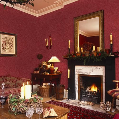 Dark Red Peel and Stick Self Adhesive Wallpaper Embossed Silk Contact Paper - color: Drak Red, size: 15.7" x 118"