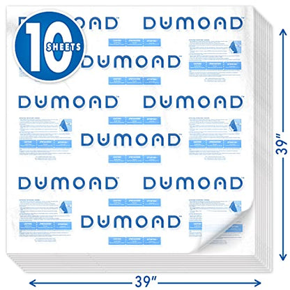 Dumond Laminated Paper - Keeps Dumond Paint Removers in Wet State - Extends Product Life & Speeds Removal - Traps Paint Chips, Flakes, & Debris - Easy Disposal - 10 Sheets (39”x39”/Sheet) - size: 10 Sheets