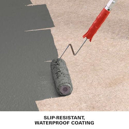 KILZ Over Armor Textured Solid Coating Resurfacer, Gray Wolf, 1 Gallon - color: Gray Wolf, style: Textured