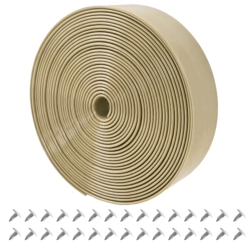 Vinyl Straps for Patio Chair Repair Kit 2'' Wide 30 Ft Long Replacement Straps + 30 Free Rivets for Outdoor Lawn Furniture Chaise Lounge Repair (Driftwood) - color: Driftwood, size: 30 Ft strap + 30 rivets