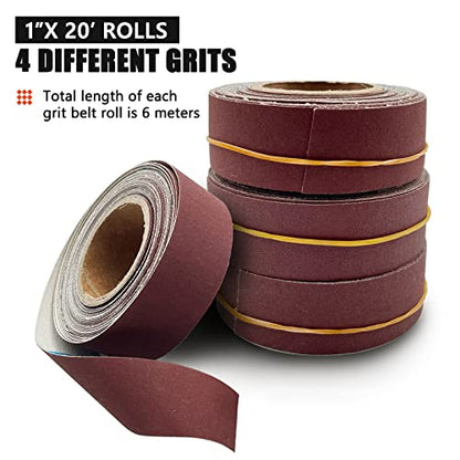 Emery Cloth Roll Sandpaper, 6 Meter - size: 4rolls 6m