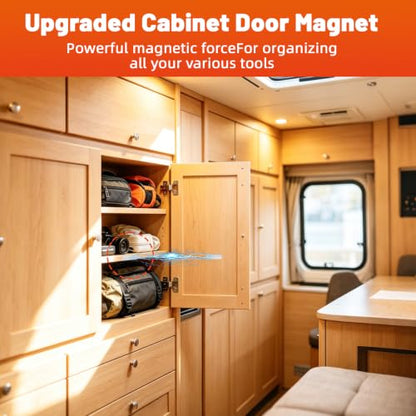 Jiayi 6 Pack Magnetic Door Catch Adhesive Cabinet Door Magnets for Closure