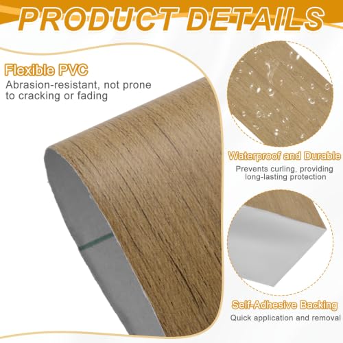 uxcell Wood Grain Repair Tape,4.7" x33ft Grain Repair Patch,Phoebe - color: Phoebe, size: 4.7 Inch x 33 ft