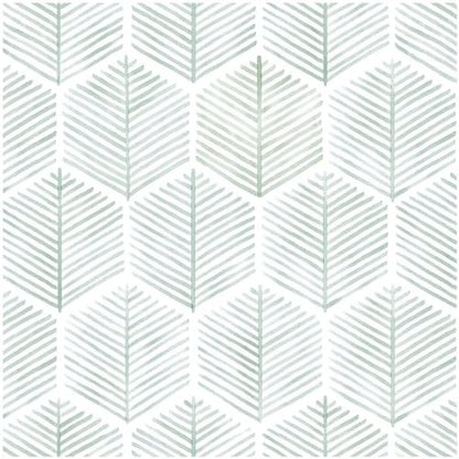 OSECAGE Modern Peel and Stick Wallpaper Boho Contact Paper 17.3''×78.8'' - color: Green, size: 17.3" x 78.8"