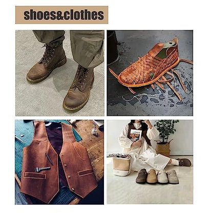 150x140cm Light Brown Soft Faux Leather Fabric, 1mm Thick PU Material - color: Light Brown, size: 59x54 inch