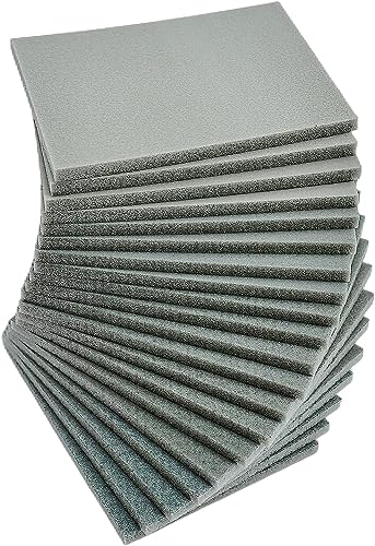 Tonmp 20 PCS 3 x 4 Inch 2000 Grit Sanding Sponge, Ultra Fine Sanding Sponges Pads, Soft Foam Hand Sander Block Wet Dry Sandpaper for Model Drywall Metal Wood Furniture Polishing (2000 Grit) - style: 2000 Grit