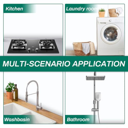 Peel and Stick White Wall Tiles for Backsplash 11.8" x 11.8", 12-Pack - color: Pure White, size: 11.8" x 11.8" x 2.2mm