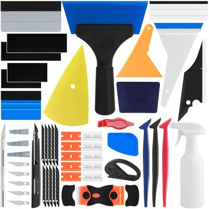 Arayker 28 Pcs Car Window Tint Tools Kit Vinyl Wrap Tool Car Film Tint Kit