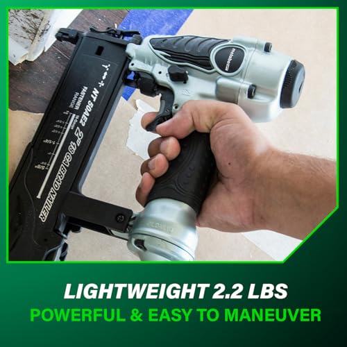 Metabo HPT Brad Nailer,Pro-Preferred Lightweight Pneumatic Power Nailer for Precision Trim Work and Furniture Building,Adjustable Depth,18 Gauge,5/8" up to 2" Brad Nails,NT50AE2,(Pack of 5) - size: Loveseat (Pack of 5)