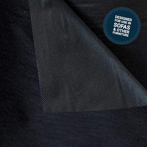 House2Home Cambric Dust Cover Fabric, Black, 60x108in - size: 60-Inch x 3-Yard
