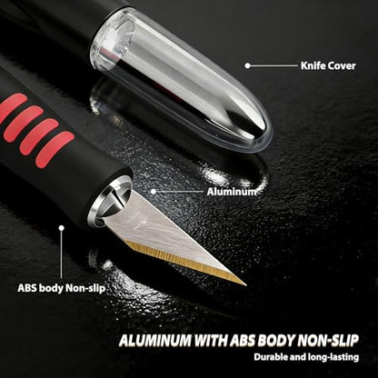EHDIS Exacto Knife, Hobby Knife, Precision Craft Knife for Carving, Cutting