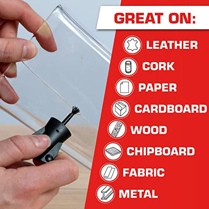 Loctite Super Glue Brush On Bottle, Clear, 0.18 fl oz Bottle, 6 Pack - Superglue for Plastic, Wood, Metal, Crafts & Repair, Cyanoacrylate Adhesive Instant Glue, Quick Dry - size: 6 Pack