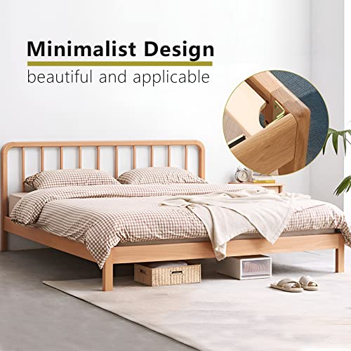 Rockgoya Bed Rail Brackets, Gold-Colorful Bed Frame Hardware, Set of 4 Pack Wooden Bed Brackets with Screws, Bed Rail Fittings, Heavy Duty Non-Mortise - color: Gold-colorful