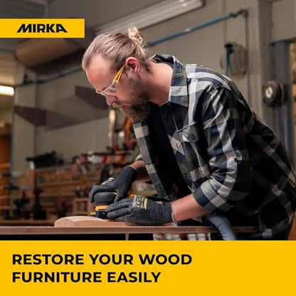Mirka Ultimax Ligno 3x4 in 240 Grit Wood Sanding Sheets Hook & Loop 50 Pack - size: Grit 240