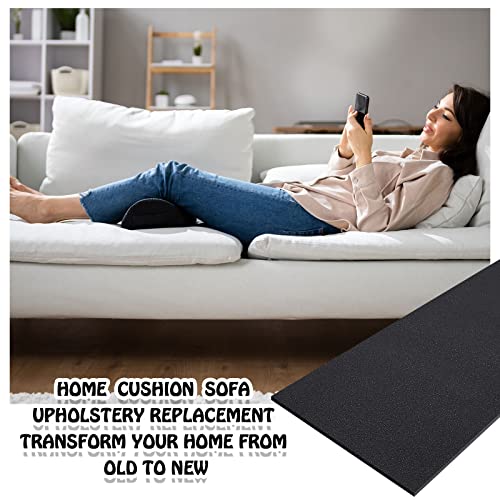 Amylove 1 Pack Upholstery Foam Sheet, 1/2" X 24" X 72", Black - color: Black, size: 1/2" X 24" X 72"