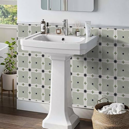 VICCI Peel and Stick Backsplash Decals, 5.9x5.9 Inch - color: Art-226, size: 5.9x5.9IN*24PCS