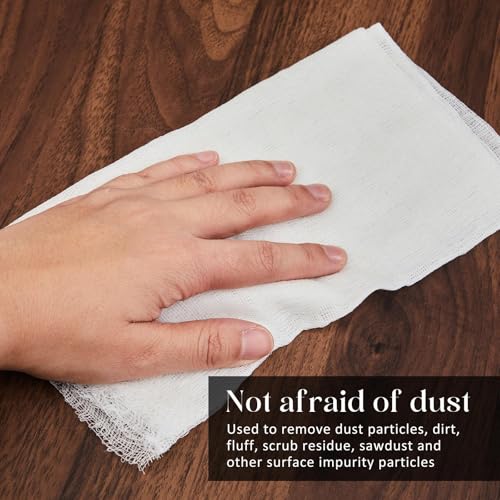Maxcheck 100 pcs Sticky Tack Cloth, Heavy Duty 24 x 20 Mesh, White - color: White