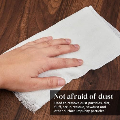 Maxcheck 100 pcs Sticky Tack Cloth, Heavy Duty 24 x 20 Mesh, White - color: White
