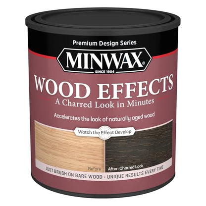 Minwax 404140000 Wood Effects, Charred Black - color: Charred Black