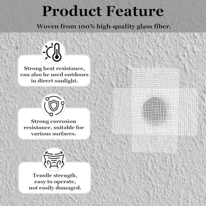 Acuteye Drywall Mesh Tape, 6IN X 90FT 100% Fiberglass 8 Mesh Self Adhesive