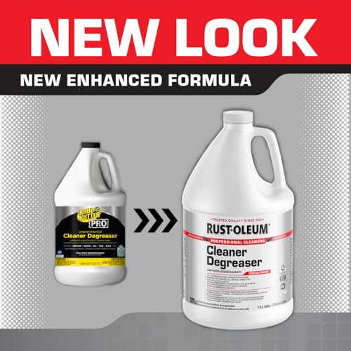 Rust-Oleum Professional Cleaners Cleaner Degreaser | 1 Gallon (128oz) | Professional Strength Concentrate | 4 Pack - size: 128 Fl Oz (Pack of 4)