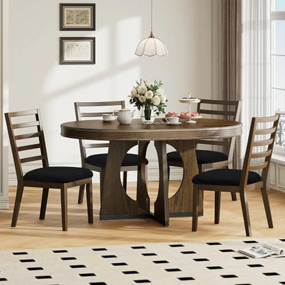 Smiry Velvet Seat Covers for Dining Room Chair Set of 4 - color: Black, size: Set of 4