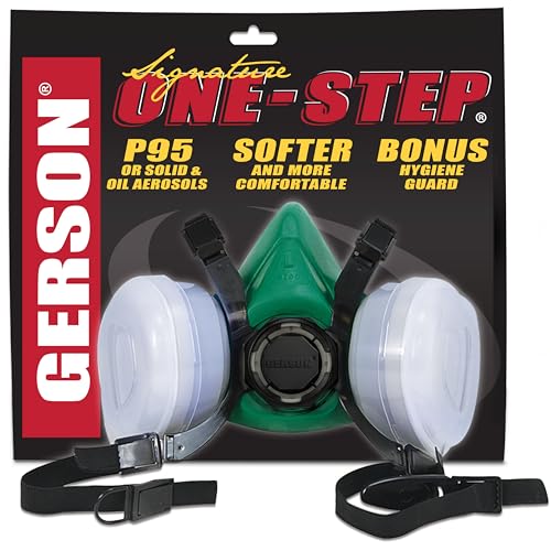GERSON NIOSH 8311 One Step Disposable Half Mask Respirator Large