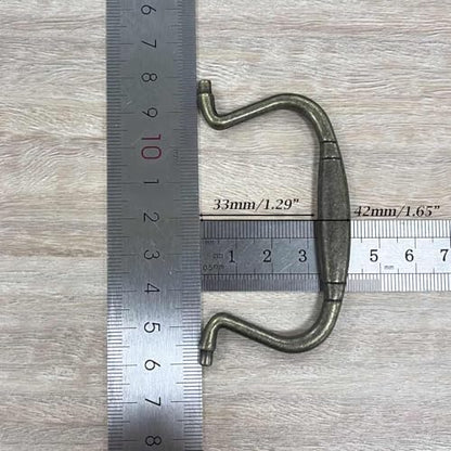 5Pcs 3-inch Bail Pulls Antique Handle for Drawer Dresser Cabinet