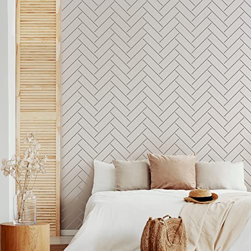 6 Pcs 14" Large Reusable Modern Boho Line Geometric Wall Stencils