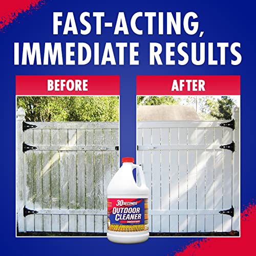 30 SECONDS Outdoor Mold & Mildew Cleaner & Stain Remover Concentrate | 128 fl. oz. | 2 Pack - size: 128 Fl Oz (Pack of 2)