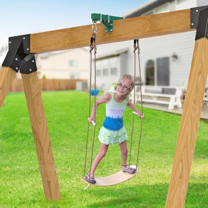 SELEWARE Glider Swing Brackets, Heavy Duty Swing Set Hardware 1 Pack - color: Glider Swing Brackets, 1 Pack