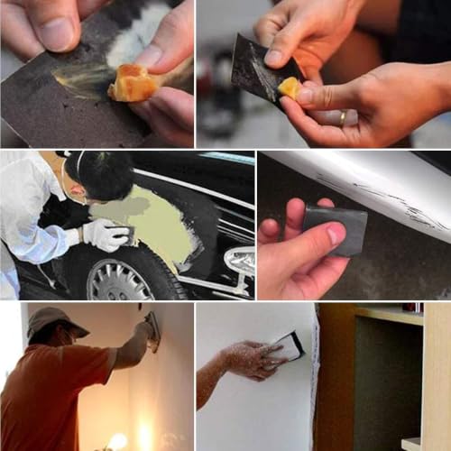32 Pcs Coarse Sandpaper 60-800 Grit Wet Dry Sheets - size: 32PCS/60-800Grit