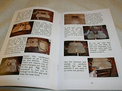Fibre Rush Seating Kit with Full Color Instructions by Ed Hammond, 350' Coil of 5/32 Fiber Rush Kraft Brown, Plus a Peg and a Wedge (5/32 (350')