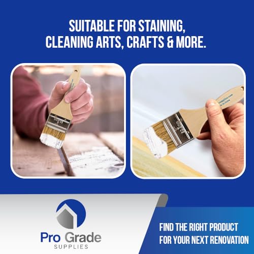 Pro Grade 2" Chip Brushes, Disposable Paint Brushes, for Paint, 36 Pack