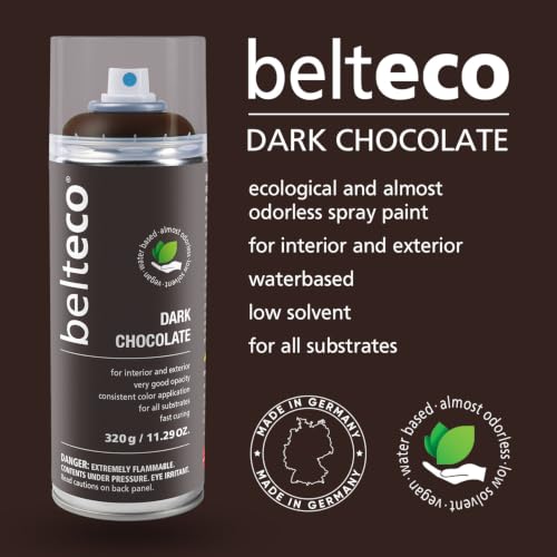 Dark Chocolate Spray Paint | Water-based Brown Spray Paint - color: Dark Chocolate, size: 11.29 Ounce (Pack of 1)