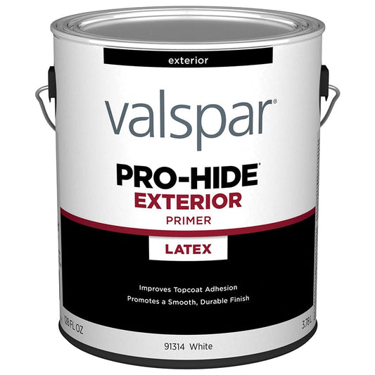 Valspar 4-Pack of 1 Gal 91314 White Pro-Hide Exterior Latex Primer