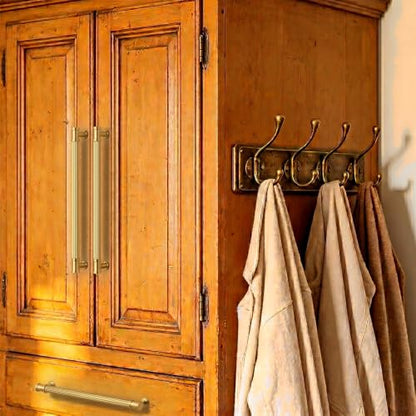 Goo-Ki 6 Pack Stripes Cabinet Pulls Champagne Bronze Drawer Handles, 7.56 Inch c-c Modern Dresser Pulls Zinc Alloy & Aluminium Kitchen Cabinet Hardware,3210UBR-192 - color: Champagne Bronze, size: 7.56"(192mm) Center-Center