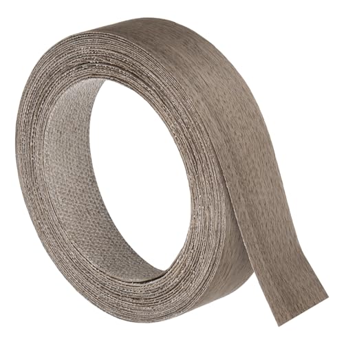 uxcell 1-1/2"x26ft Wood Veneer Edge Banding Pre-Glued Walnut Edging Strips - color: Walnut, size: 1-1/2 Inch x 26ft
