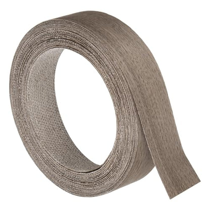 uxcell 1-1/2"x26ft Wood Veneer Edge Banding Pre-Glued Walnut Edging Strips - color: Walnut, size: 1-1/2 Inch x 26ft