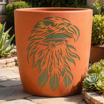 TIAMECH A4 Reusable Eagle Head Stencil for Painting - color: Eagle Head
