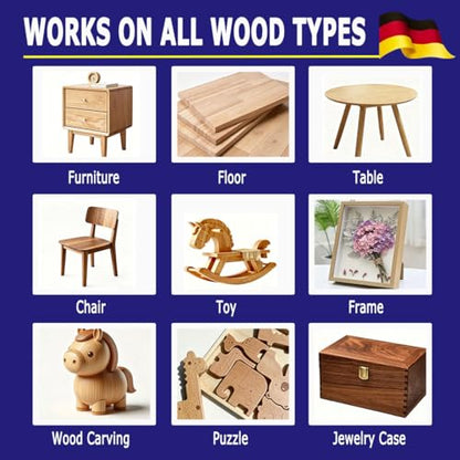 30g Wood Glue for Woodworking –Fast Drying Strong Adhesive for Wood Repair
