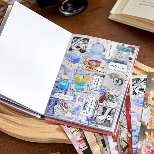 Japanese Comic Style Sticker Scrapbooking Supplies for Junk Journal, 45 Sheets Stickers TZ013001 - color: Comic Style