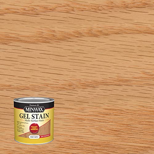 Minwax 260404444 Gel Stain, Honey Maple, 1/2 Pint - color: Honey Maple, size: 1/2 Pint