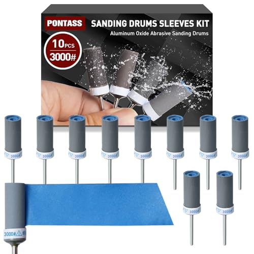3000 Grit Sanding Stick,10 Pcs Sanding Drums for Dremel Rotary Tool - size: 3000 Grit